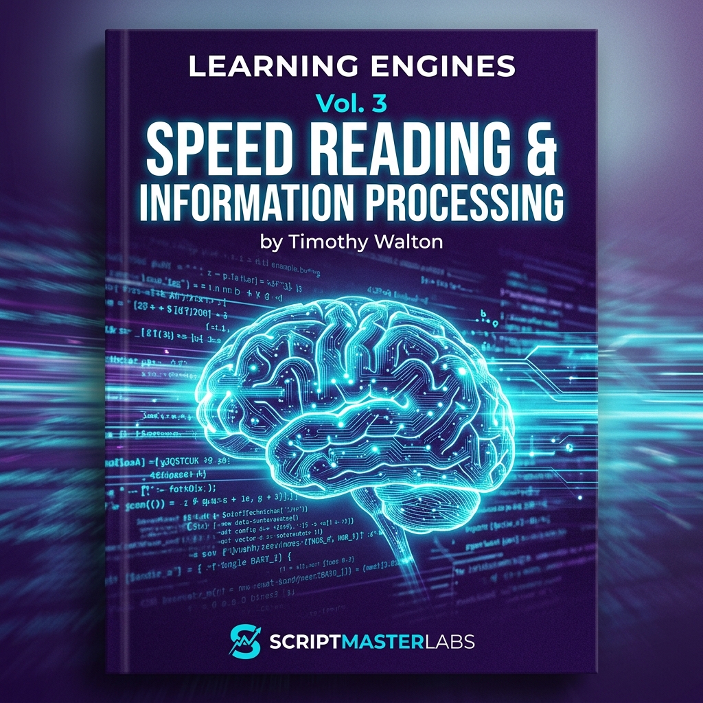 Learning Engines Volume 3 Speed Reading Information Processing book cover