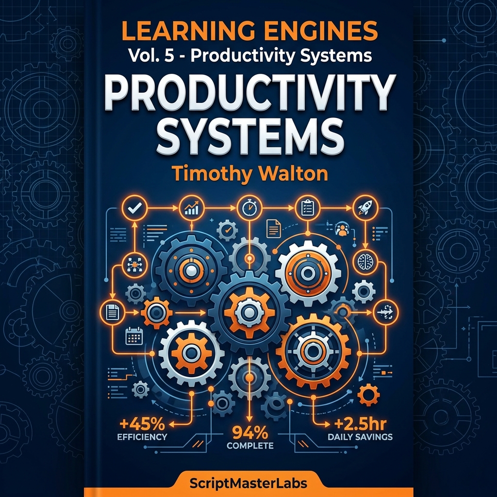 Learning Engines Volume 5 Productivity Systems book cover