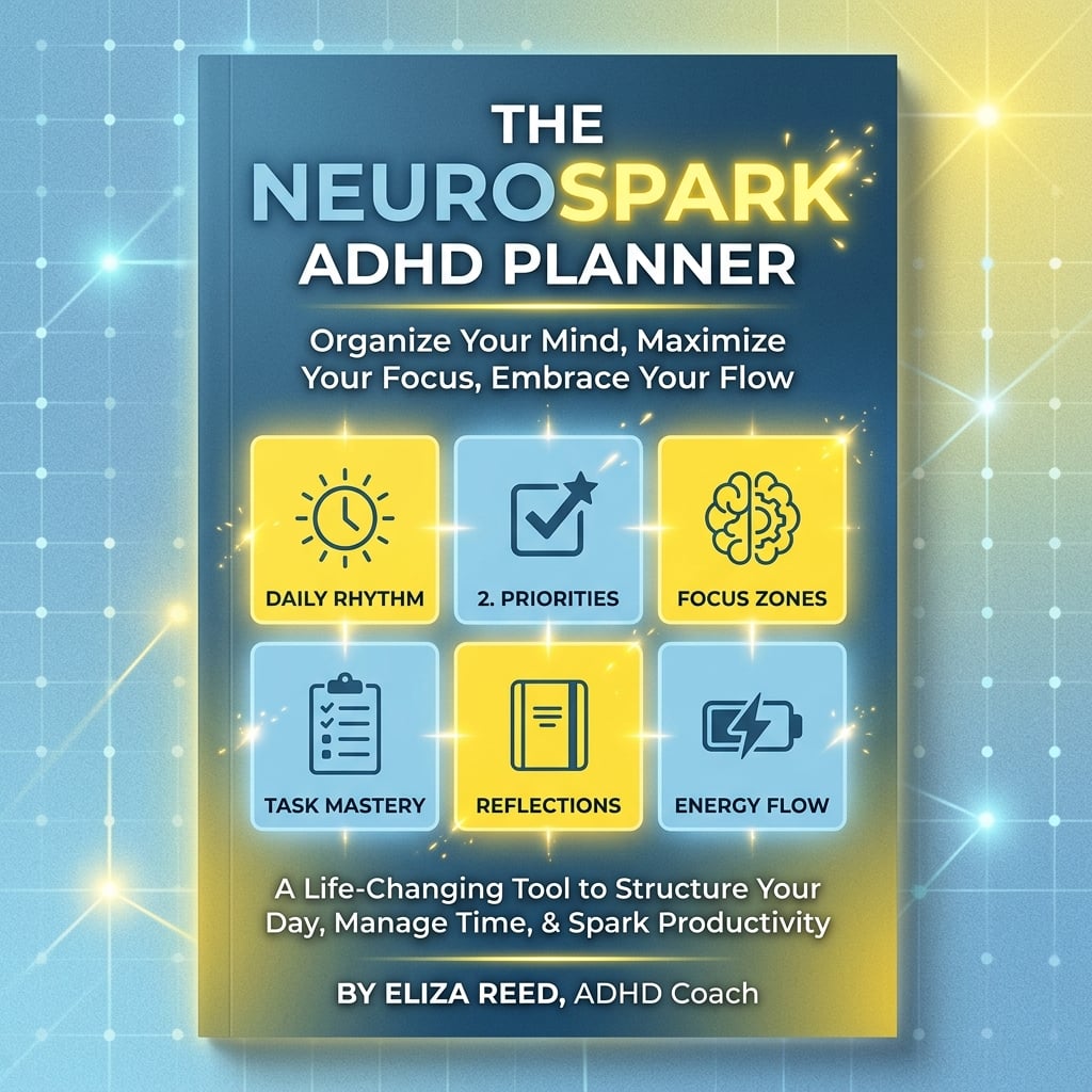 NeuroSpark ADHD Planner Shame-Proof Tactical Execution Engine book cover